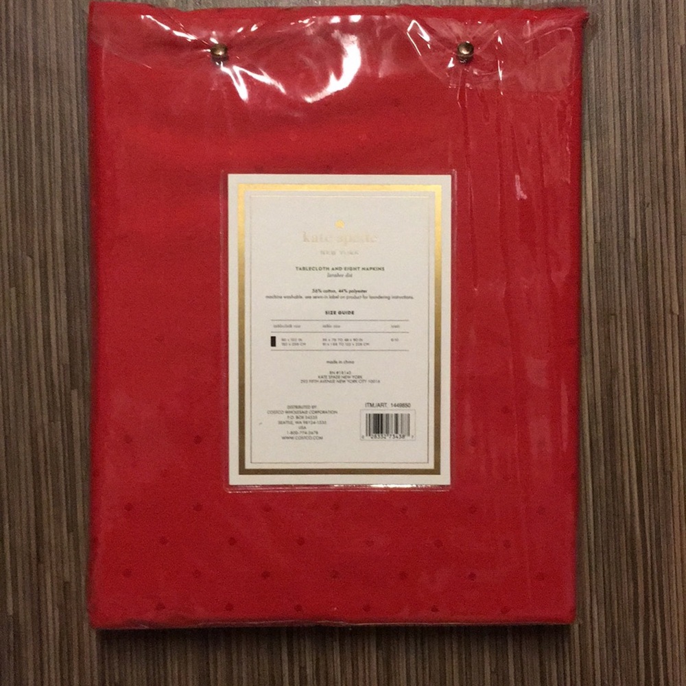 NWT Kate spade nine piece table cloth set - Picture 3 of 4